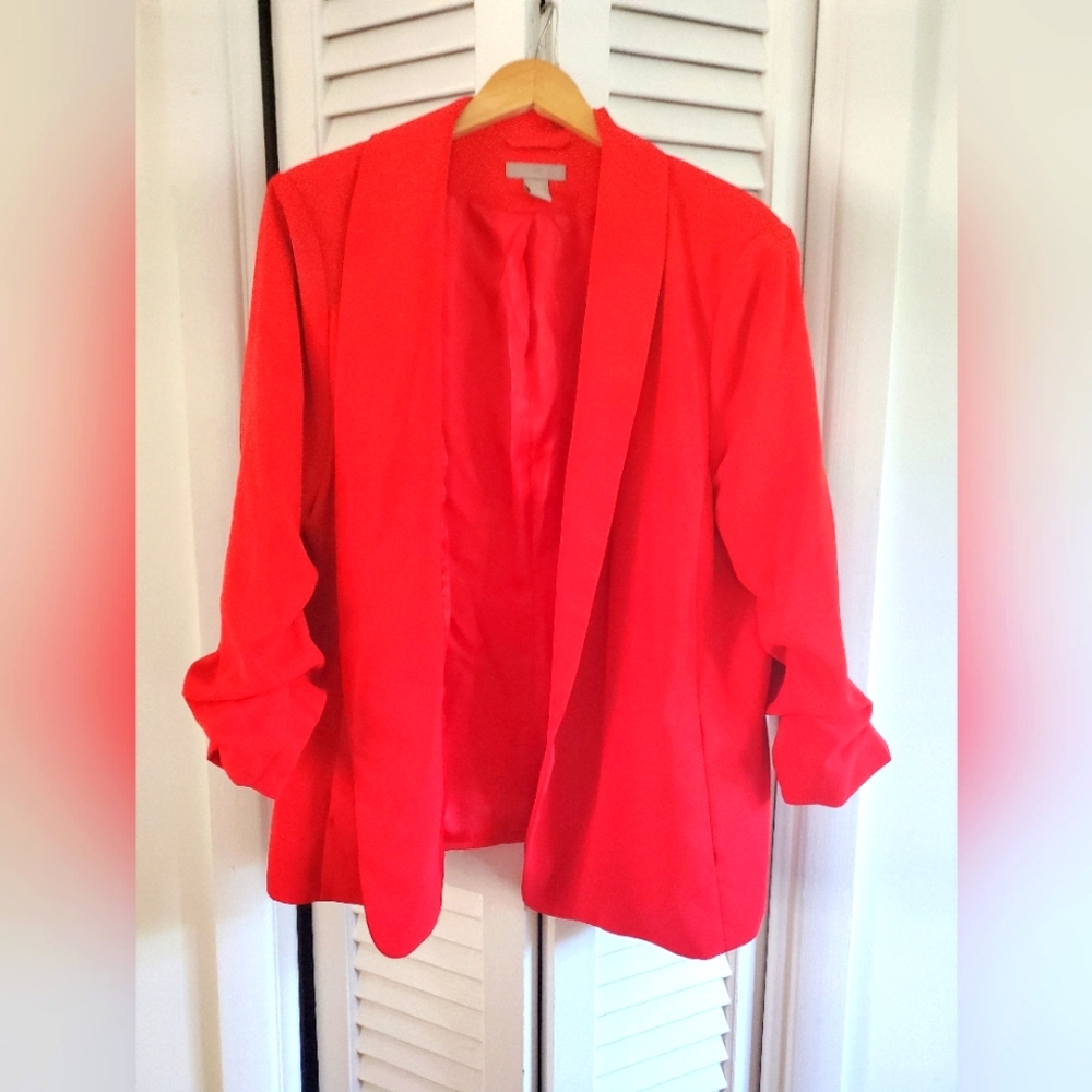 Red H&M Blazer size 2xl